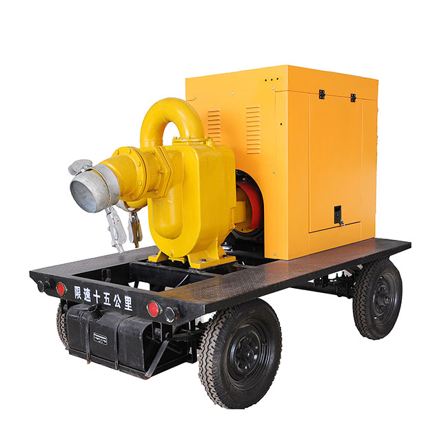 Portable Diesel Engine Water Pump Farm Agricultural Irrigation Movable Water Pump