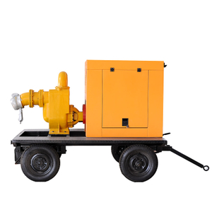 Agricultural Mobile Diesel Water Pump Unit for Irrigation Systems
